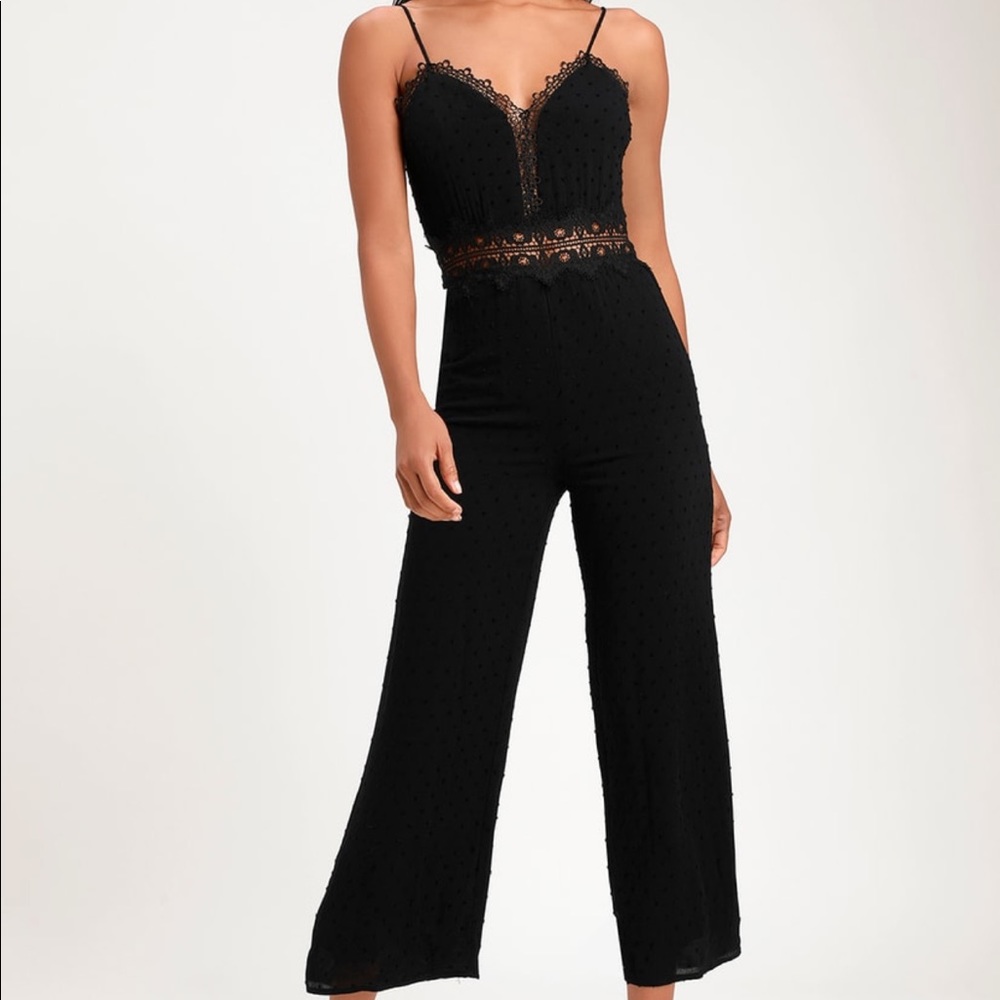 Lulus Swiss Dot Jumpsuit